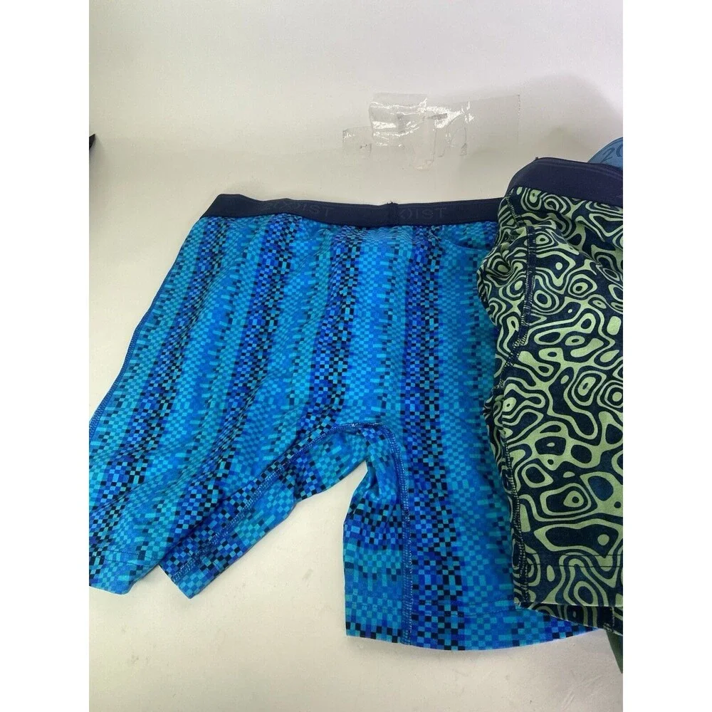 2xist Essential Cotton Stretch 4 Piece Boxer Brief Underwear Mens Size M